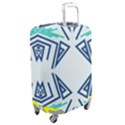 Abstract pattern geometric backgrounds   Luggage Cover (Medium) View2