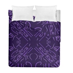 Abstract Pattern Geometric Backgrounds   Duvet Cover Double Side (full/ Double Size) by Eskimos