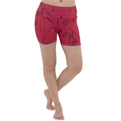 Abstract Pattern Geometric Backgrounds   Lightweight Velour Yoga Shorts by Eskimos