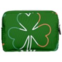 Shamrock Irish Clover St Patrick Make Up Pouch (Medium) View2