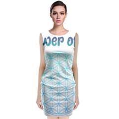 Flower Of Life  Classic Sleeveless Midi Dress by tony4urban