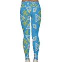 Abstract pattern geometric backgrounds   Lightweight Velour Classic Yoga Leggings View2