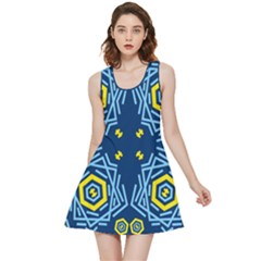 Abstract Pattern Geometric Backgrounds   Inside Out Reversible Sleeveless Dress by Eskimos