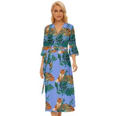 Nature King Midsummer Wrap Dress by Sparkle