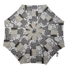 Abstract Pattern Hook Handle Umbrellas (medium) by Sparkle