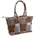 Animal Skin Pattern Canvas Shoulder Bag View2