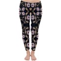 Folk flowers print Floral pattern Ethnic art Classic Winter Leggings View1