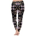 Folk flowers print Floral pattern Ethnic art Classic Winter Leggings View4