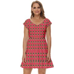 Olimedsalmn Short Sleeve Tiered Mini Dress by violetheavensky