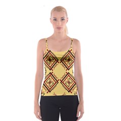 Abstract Pattern Geometric Backgrounds   Spaghetti Strap Top by Eskimos