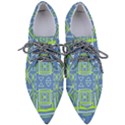 Abstract pattern geometric backgrounds   Pointed Oxford Shoes View1