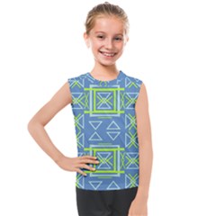 Abstract Pattern Geometric Backgrounds   Kids  Mesh Tank Top by Eskimos