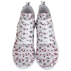 Folk Flowers Print Floral Pattern Ethnic Art Men s Lightweight High Top Sneakers by Eskimos