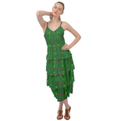 Forest Tulips Groowing To Reach The Divine Sky Pop-culture Layered Bottom Dress by pepitasart