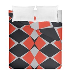 Abstract Pattern Geometric Backgrounds   Duvet Cover Double Side (full/ Double Size) by Eskimos