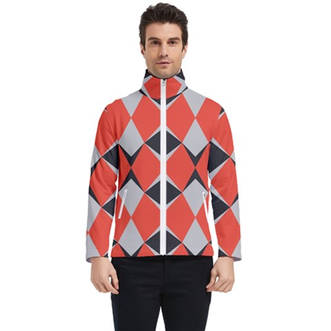 Abstract Pattern Geometric Backgrounds   Men s Bomber Jacket by Eskimos