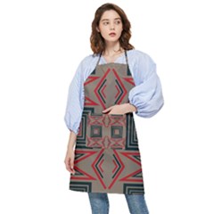 Abstract Pattern Geometric Backgrounds   Pocket Apron by Eskimos