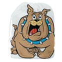 Bulldog-cartoon-illustration-11650862 Drawstring Pouch (3XL) View2