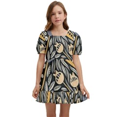 Floral Kids  Short Sleeve Dolly Dress by Sparkle