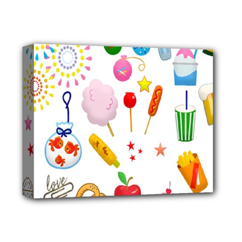 Summer-fair-food-goldfish Copy Copy Deluxe Canvas 14  X 11  (stretched)