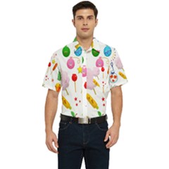 Summer-fair-food-goldfish Copy Copy Men s Short Sleeve Pocket Shirt  by Nexatart