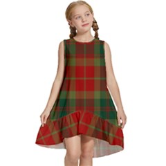 78th  Fraser Highlanders Tartan Kids  Frill Swing Dress by tartantotartansreddesign