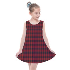 Tartan Red Kids  Summer Dress by tartantotartansallreddesigns