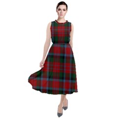 Macduff Tartan Round Neck Boho Dress by tartantotartansallreddesigns