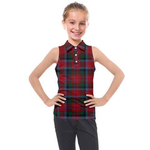 Macduff Tartan Kids  Sleeveless Polo Tee by tartantotartansallreddesigns