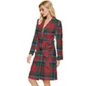 Macduff Tartan Long Sleeve Velour Robe View2