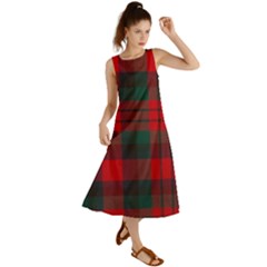 Macduff Modern Tartan Summer Maxi Dress by tartantotartansallreddesigns