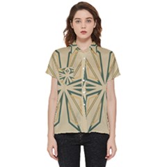 Abstract Pattern Geometric Backgrounds   Short Sleeve Pocket Shirt by Eskimos