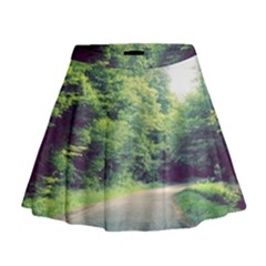 Photo Vue Sur Forêt  Mini Flare Skirt by kcreatif