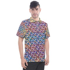 Colorful Flowers Men s Polo Tee by Sparkle