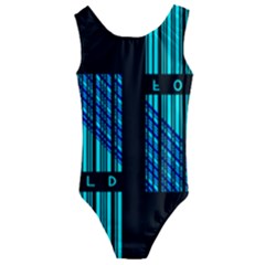 Folding For Science Kids  Cut-out Back One Piece Swimsuit by WetdryvacsLair