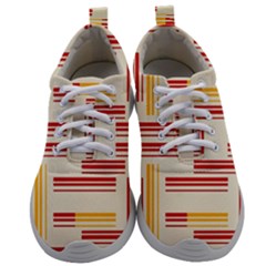 Abstract Pattern Geometric Backgrounds   Mens Athletic Shoes by Eskimos