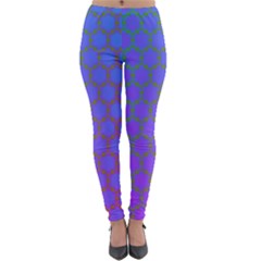 Hex Circle Points Vaporwave One Lightweight Velour Leggings by WetdryvacsLair