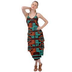 Abstract Pattern Geometric Backgrounds   Layered Bottom Dress by Eskimos