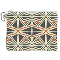 Abstract Geometric Design    Canvas Cosmetic Bag (xxl) by Eskimos