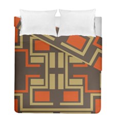 Abstract Geometric Design    Duvet Cover Double Side (full/ Double Size) by Eskimos