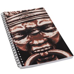 Creepy Head Portrait Artwork 5 5  X 8 5  Notebook by dflcprintsclothing