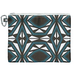 Abstract Pattern Geometric Backgrounds Canvas Cosmetic Bag (xxl) by Eskimos