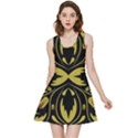 Folk flowers print Floral pattern Ethnic art Inside Out Reversible Sleeveless Dress View3