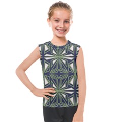 Abstract Pattern Geometric Backgrounds Kids  Mesh Tank Top by Eskimos