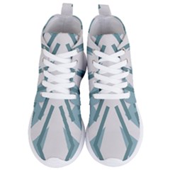 Abstract Pattern Geometric Backgrounds Women s Lightweight High Top Sneakers by Eskimos