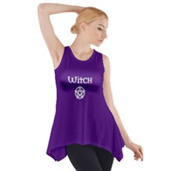 Pentacle Witch Purple Side Drop Tank Tunic by cheekywitch