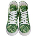 Echeveria Imbricata Closeup Photo Women s Hi-Top Skate Sneakers View1