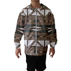 Abstract Pattern Geometric Backgrounds  Kids  Hooded Windbreaker by Eskimos