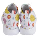 Easter Seamless Pattern With Cute Eggs Flowers Women s Lightweight High Top Sneakers View4