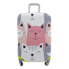 Cute Seamless Pattern With Cats Luggage Cover (small)